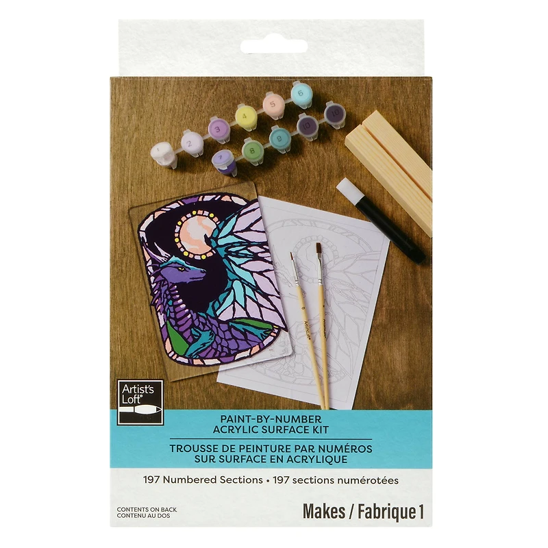 Dragon Paint-by-Number Acrylic Surface Kit by Artist's Loft®