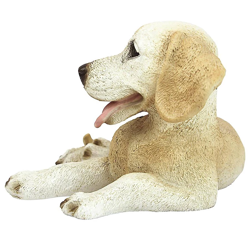 Design Toscano 10" Yellow Labrador Puppy Dog Statue