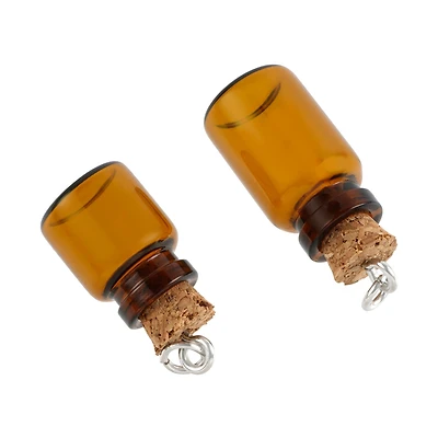 Found Objects Brown Glass Bottles by Bead Landing™