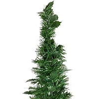 4ft. Unlit Green Tinsel Pop-Up Artificial Christmas Tree