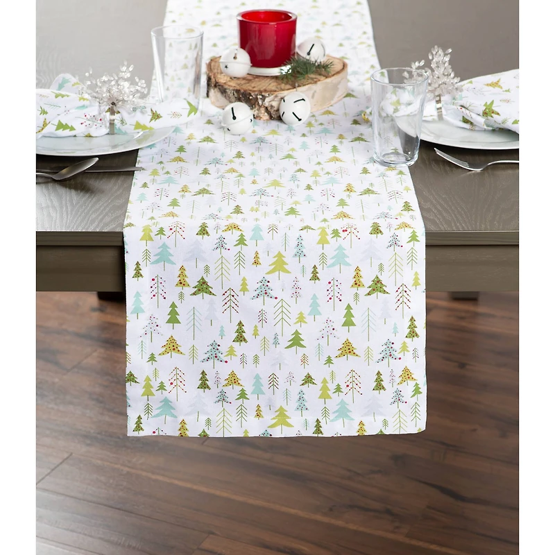 DII® 108" Holiday Woods Printed Table Runner