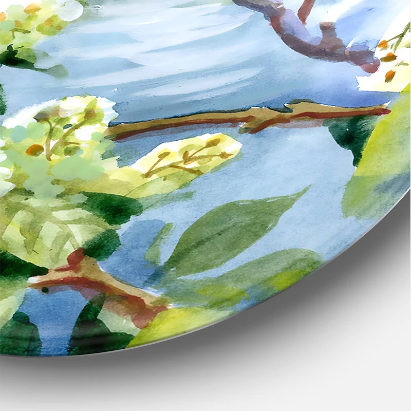 Designart - Flowers of The Cherry Blossoms On A Spring Day