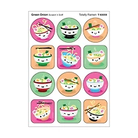 TREND Enterprises® Totally Ramen, Green Onion Scent Scratch 'n Sniff Stinky Stickers®, 6 Packs of 48
