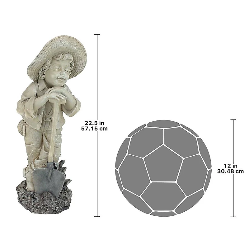 Design Toscano® 22.5" Samuel, Young Gardener Sculpture