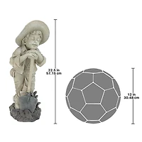 Design Toscano® 22.5" Samuel, Young Gardener Sculpture