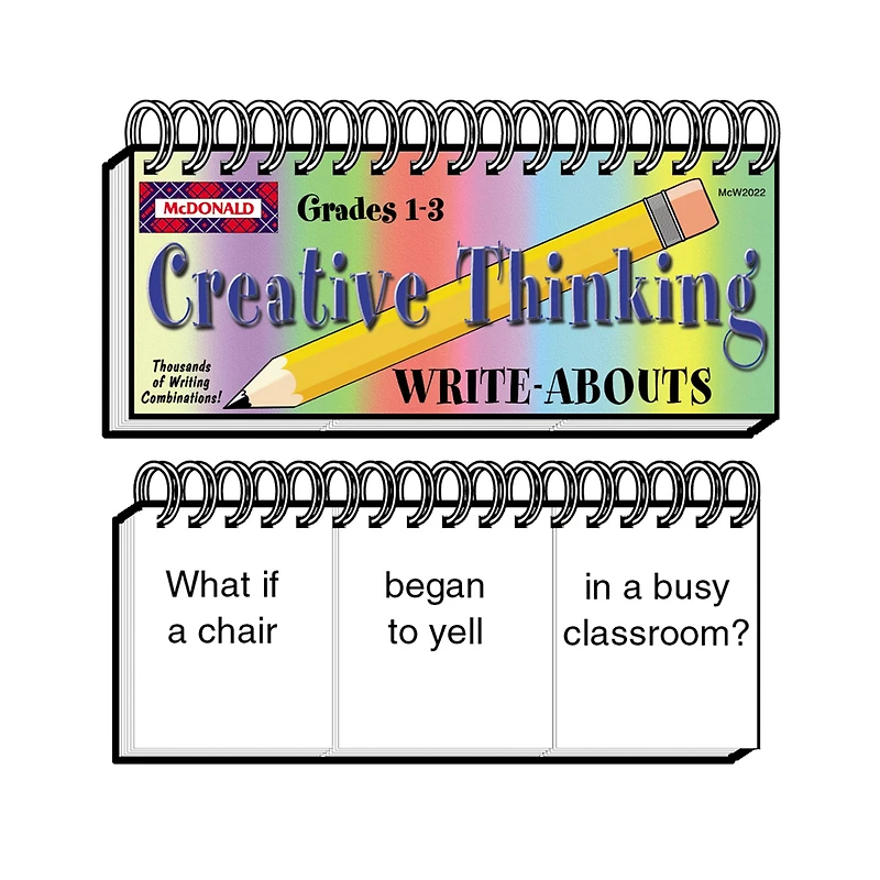 McDonald Publishing® 2-Pack Creative Thinking Write-Abouts, Grades 1-3