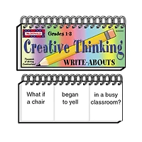 McDonald Publishing® 2-Pack Creative Thinking Write-Abouts, Grades 1-3
