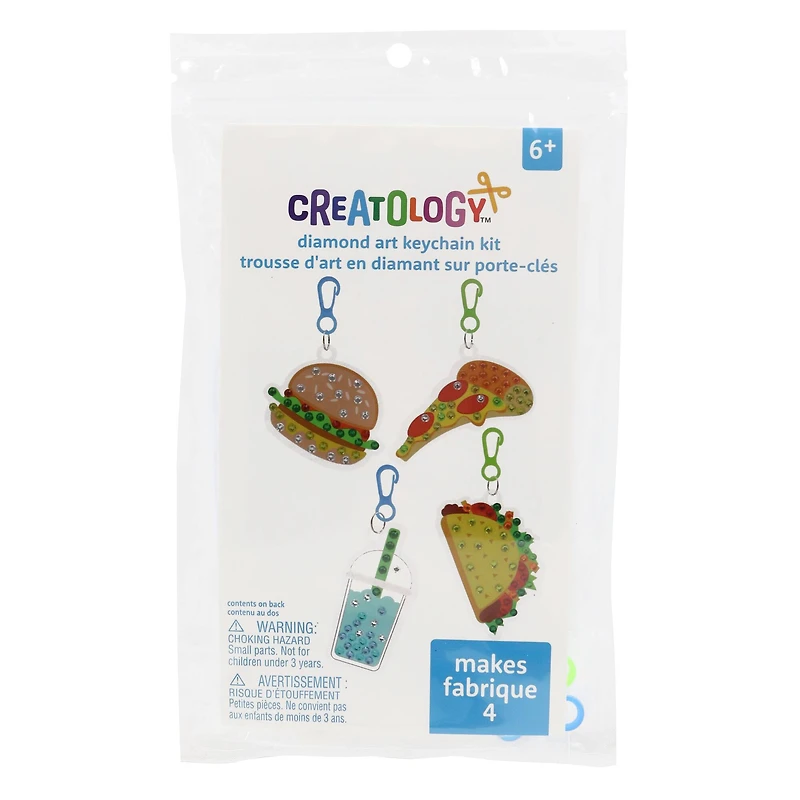 Food Backpack Keychain Diamond Art Kit by Creatology™