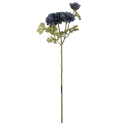 26.5" Dark Blue Ranunculus Stem by Ashland®