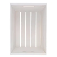 Whitewash Wooden Crate by Make Market®