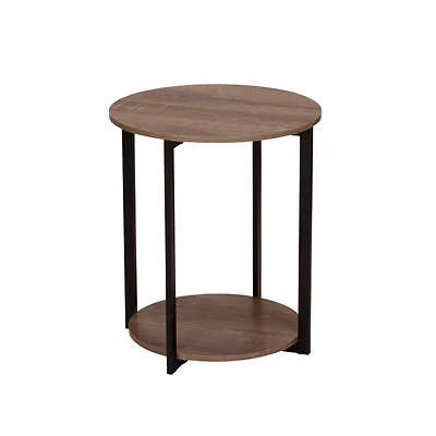 Household Essentials Jamestown 24" Round End Table