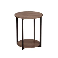 Household Essentials Jamestown 24" Round End Table