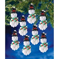 The Beadery® Sunburst Snowman Holiday Beaded Ornament Kit