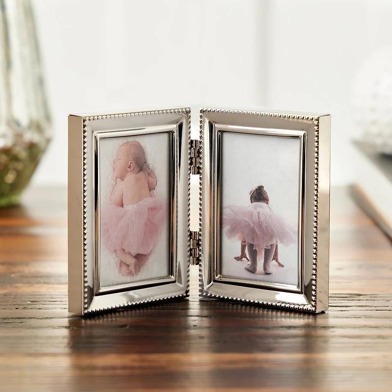 24 Pack: Metal Hinged 2-Opening Mini Frame by Studio Décor®