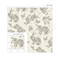 Surface Style Bunny Hop Peel & Stick Wallpaper