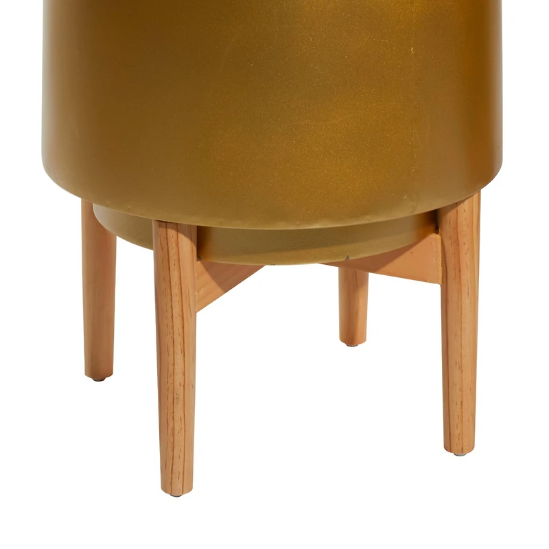 CosmoLiving by Cosmopolitan Gold Metal Planter Set