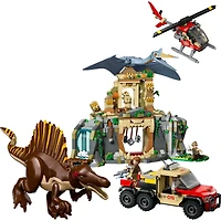 LEGO® Jurassic World Spinosaurus & Quetzalcoatlus Air Mission Dinosaur Toy 76976