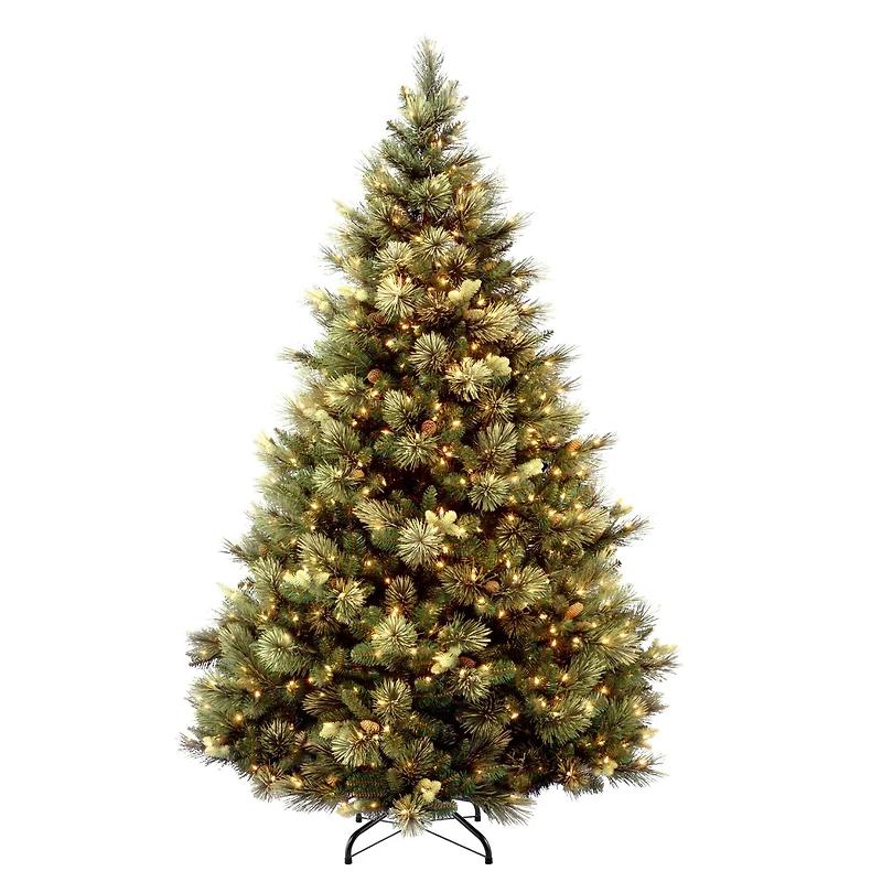 6.5ft. Pre-Lit Carolina Pine Artificial Christmas Tree, Clear Lights