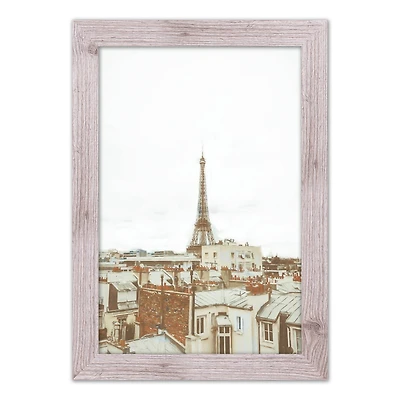 Sepia Eiffel 16" x 24" Western White Framed Print
