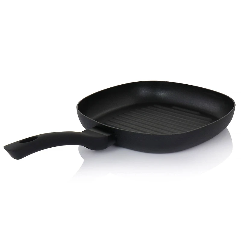 Oster Ashford Black Nonstick Aluminum 10" Grill Pan