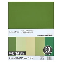 12 Pack: Forest Cardstock Paper Pad by Recollections™, 8.5" x 11"