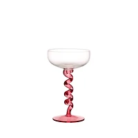 4.8oz. Twisted Stem Glassware by Ashland