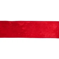 2.5" x 20ft. Red Velvet Wired Ribbon by Celebrate It®