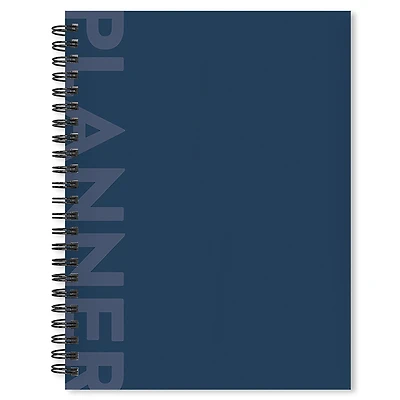 TF Publishing Medium Moody Blue Boho Undated Weekly Monthly Spiral Planner