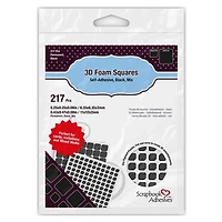 Scrapbook Adhesives by 3L® 2mm 3D Foam Square Packs, 10ct.