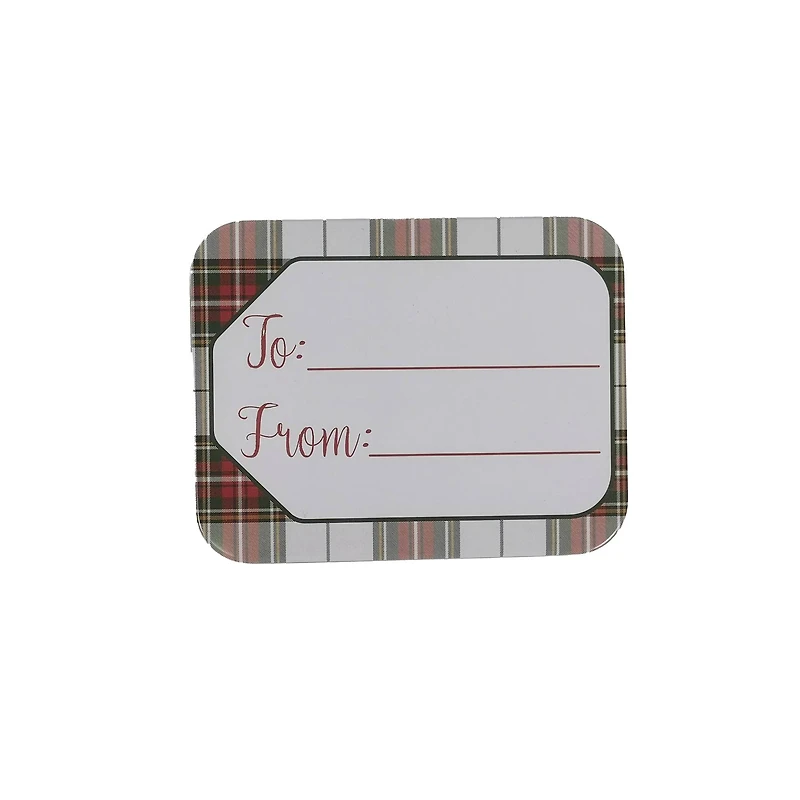 Christmas Plaid Gift Card Tin by Fab Finds