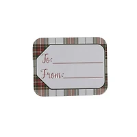 Christmas Plaid Gift Card Tin by Fab Finds