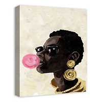 Blowing a Bubble 16" x 20" Canvas Wall Art