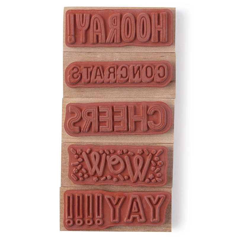 Celebrate Wood Stamp Set by Recollections™