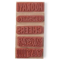 Celebrate Wood Stamp Set by Recollections™