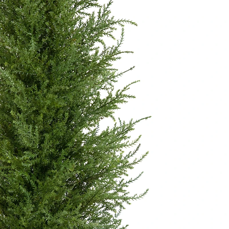 2ft. Unlit Artificial Cedar Pine Petite Arborvitae Tree in Round Pot