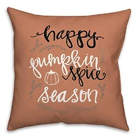 Happy Pumpkin Spice Season Throw Pillow