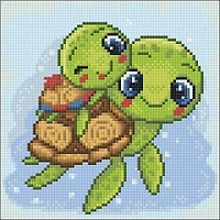 Crafting Spark Little Turtles Diamond Painting Kit