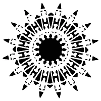 The Crafter's Workshop Native Star Stencil, 6" x 6"