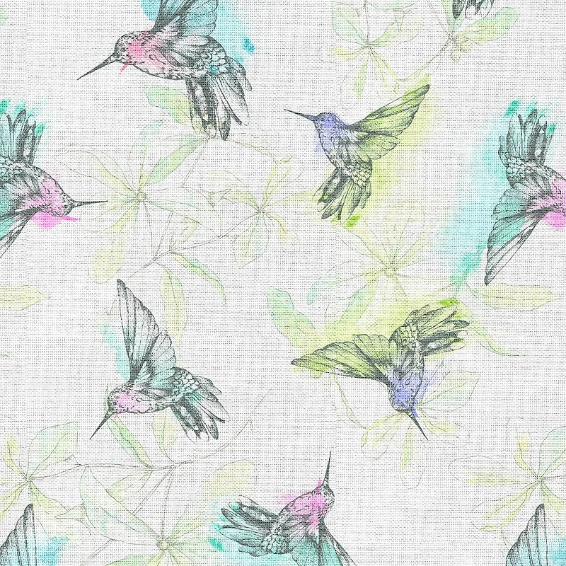 Fabric Editions Hummingbird Cotton Fabric