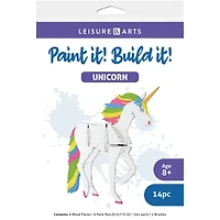 Leisure Arts® Paint It! Build It! Wood Unicorn Kit