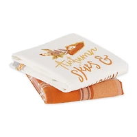 DII® Autumn Skies Pumpkin Pies Dishtowel Set