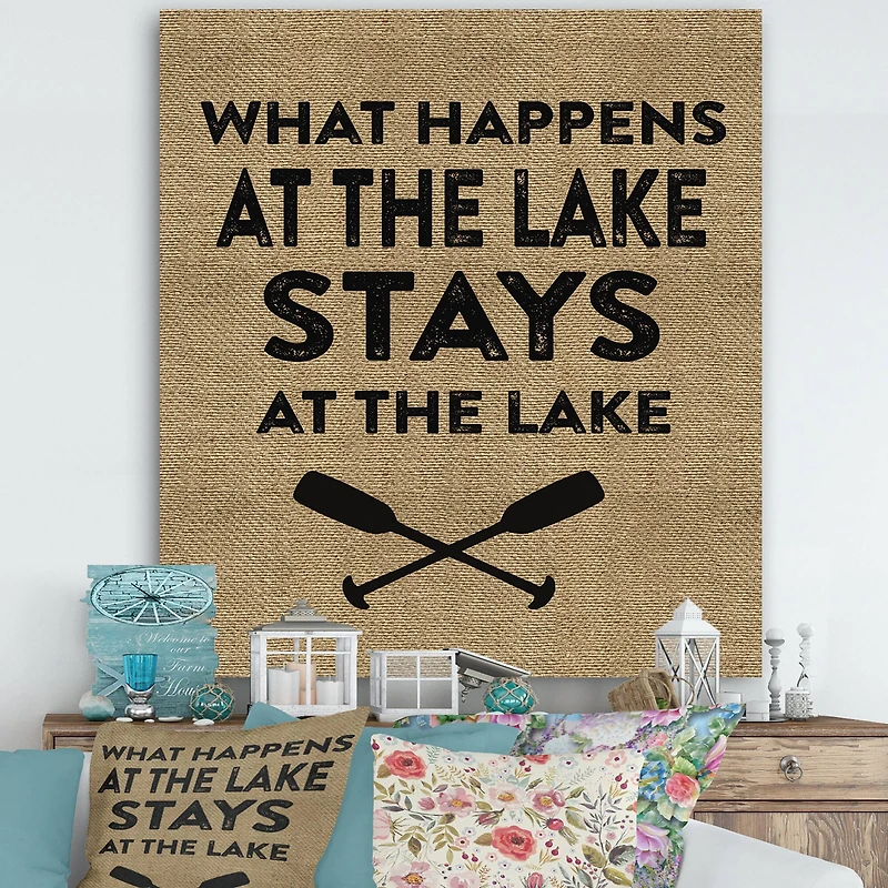 Designart - Stays At The Lake