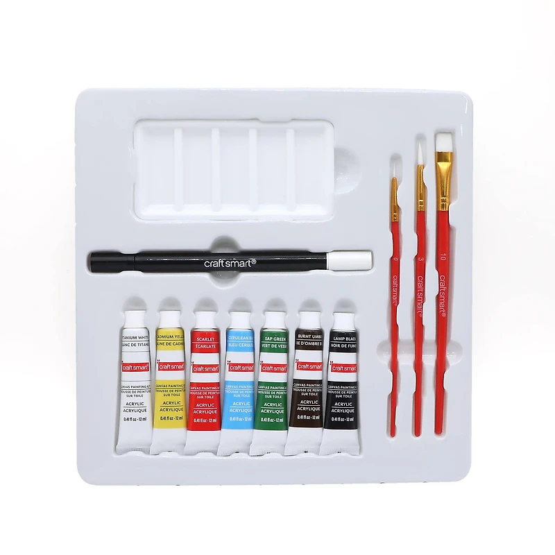 11" x 11" Christmas Cocoa Canvas Painting Kit by Artist's Loft™