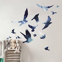 RoomMates Birds in Flight Peel & Stick Giant Wall Decals