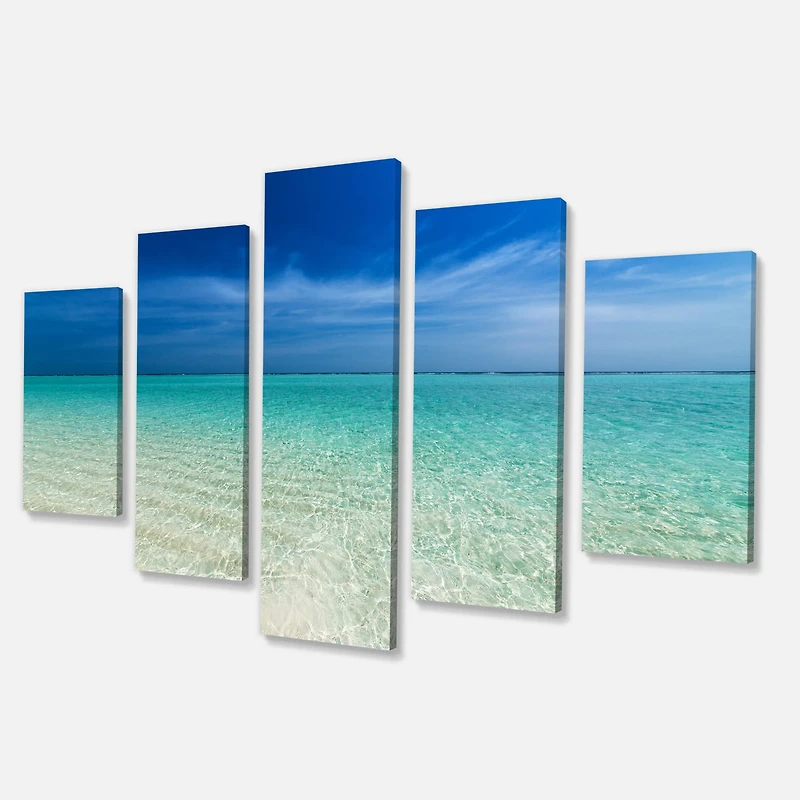 Designart - Turquoise Ocean Under Blue Sky