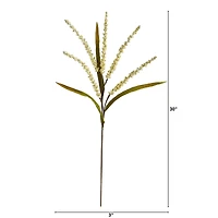 30" Cream Wheat Harvest Spray, 12ct.