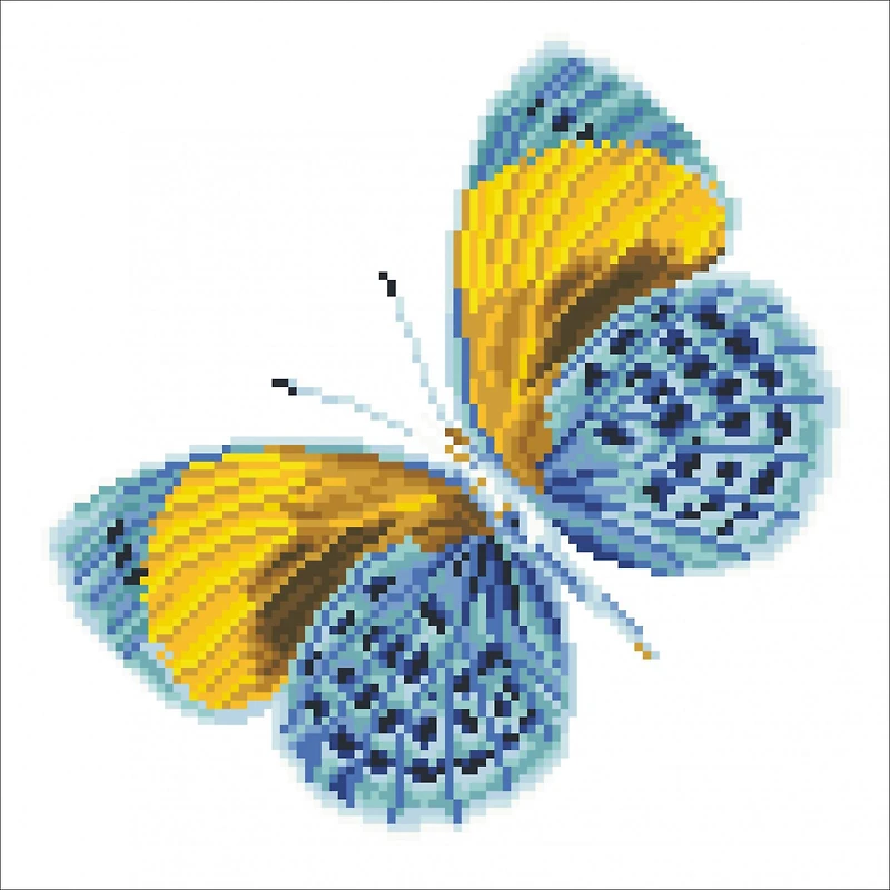Diamond Dotz® Flutter By Gold Diamond Painting Artwork Kit