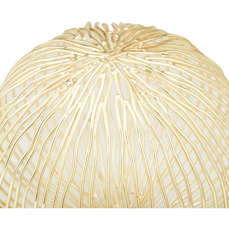 Gold Iron Glam Abstract Sculpture