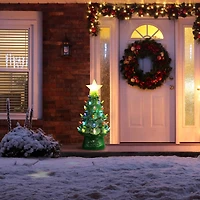 Mr. Christmas 40" Blow Mold Nostalgic Round Tree