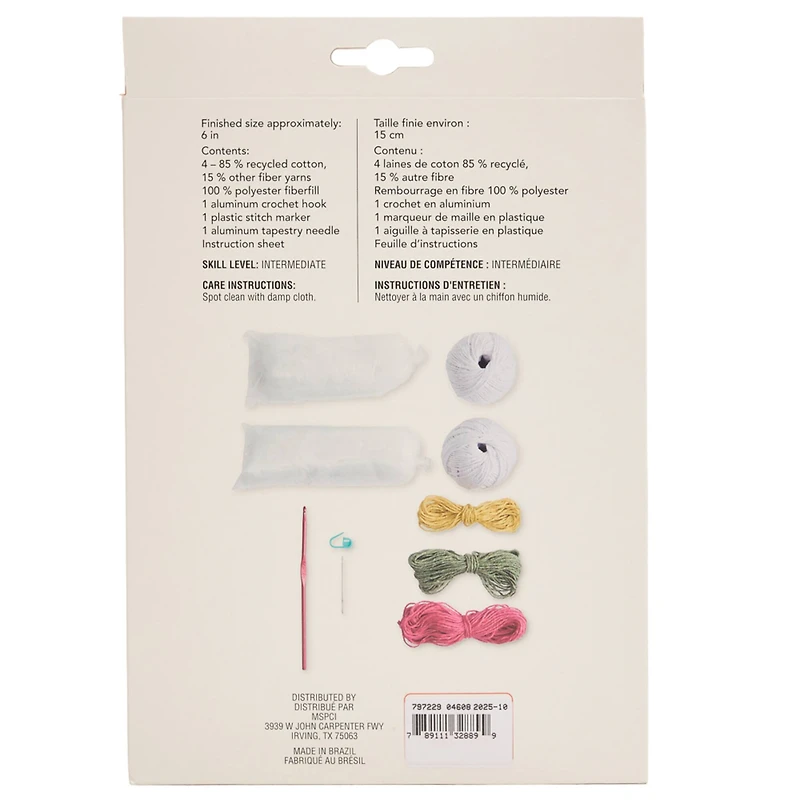 Spring White Bunny Crochet Kit by Loops & Threads®